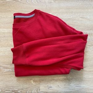 George Red Crewneck, Medium.